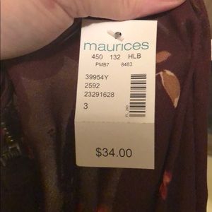 NWT Maurice’s Blouse
